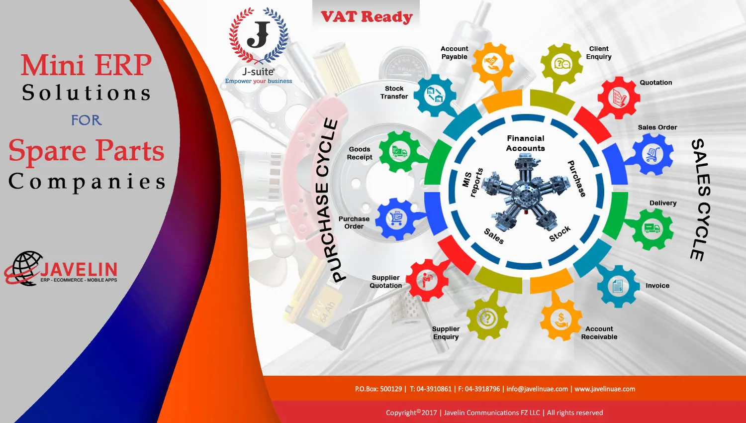 VAT Ready ERP Solutions for Spare Parts Companies