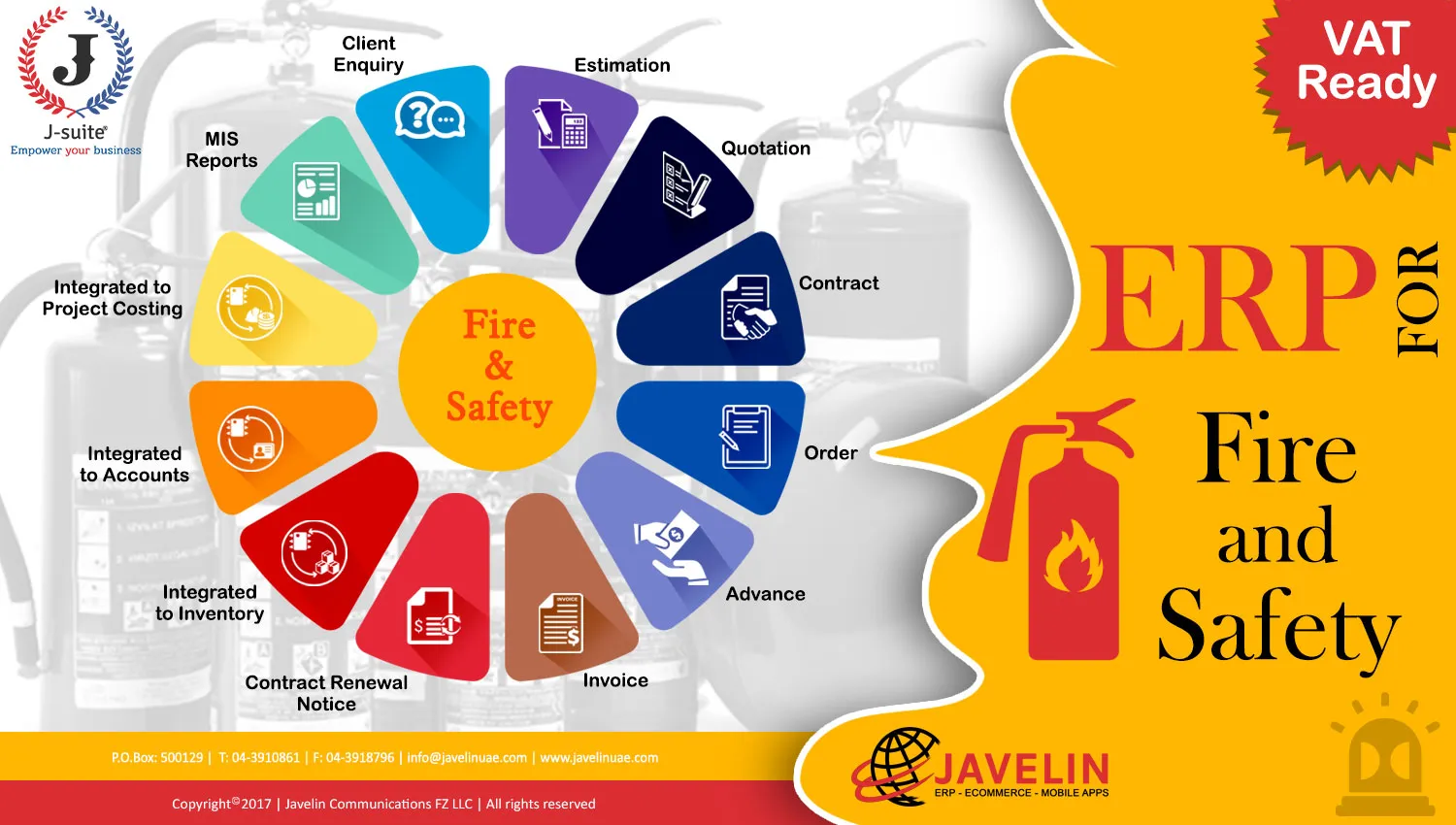 VAT Ready ERP Solutions for Fire & Safety Companies